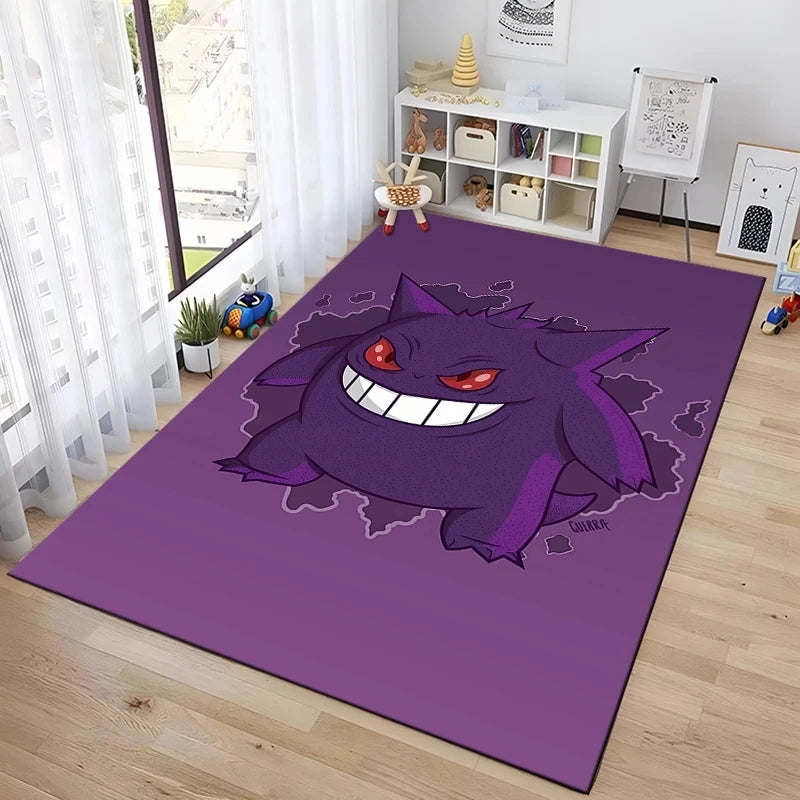Navak Carpet Daily Picks Disney Gengar Area Rug Japanese Anime Pokemen Carpet for Living Room Bedroom Sofa Doormat Kitchen Floor Mat Home Decor