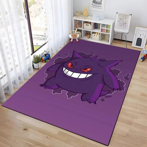 Navak Carpet Daily Picks Disney Gengar Area Rug Japanese Anime Pokemen Carpet for Living Room Bedroom Sofa Doormat Kitchen Floor Mat Home Decor
