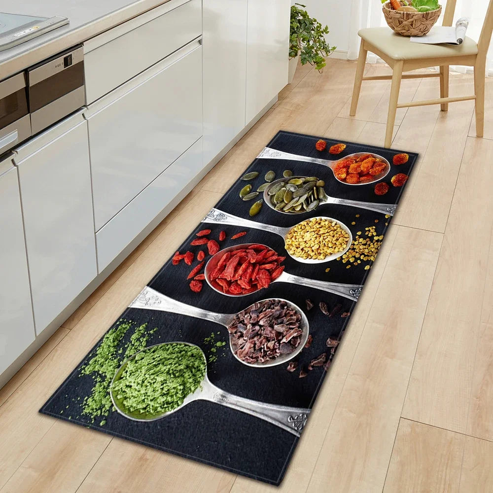 Navak Carpet Kitchen Mat Home Living Room Balcony Bedroom Floor Decor Foot Carpet House Bathroom Entrance Door Hallway Absorbent Non-slip Rug