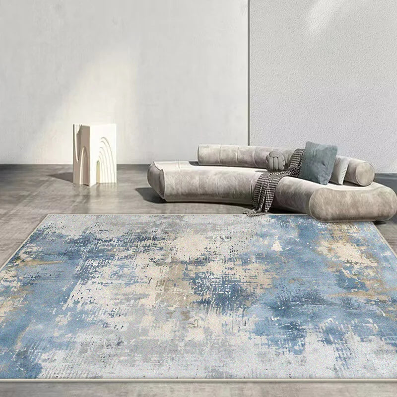 Navak Carpet Nordic Abstract Carpet Living Room Rendering Decoration Sofa Blue Large Area Rugs Outdoor Active Non-slip Mat Customizable