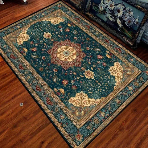 Navak Carpet Trendy Moroccan Pattern Carpet Machine Washable Rug for Boho Living Room Decor Non Slip Floor Mat for Bedroom and Lounge Areas