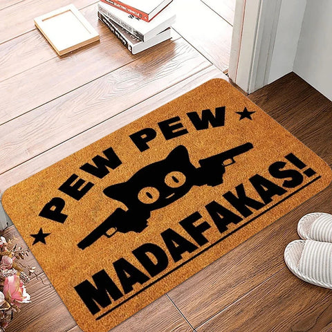 Navak Carpet 1 piece carpet pattern mat outdoor non-slip cat rug dirt resistant door mat bathroom entrance decoration machine washable