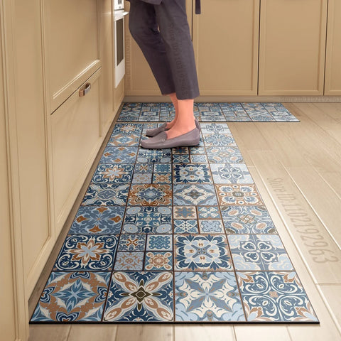 Navak Carpet Non-slip Kitchen Mat Long Rugs Crystal Velvet Carpet for Living Room Absorbent Foot Mats Bedroom Doormat Alfombra Small Rugs