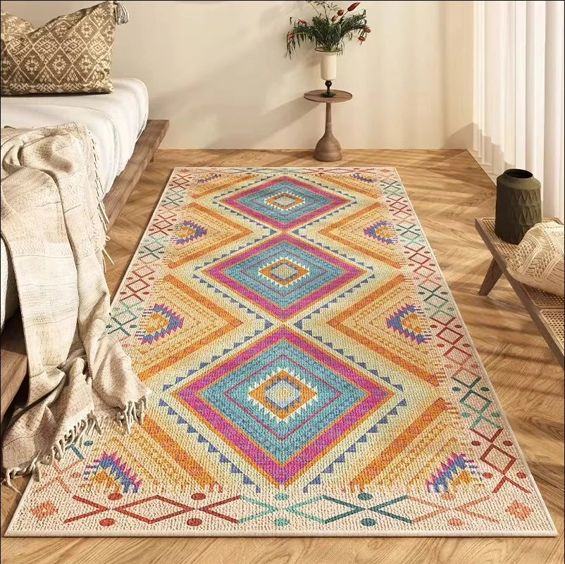Navak Carpet Exclusive Picks Nordic Bohemian Carpet, High-end Bedroom Bedside Blanket, Light Luxury Living Room Anti-slip Mat, Home Decoration