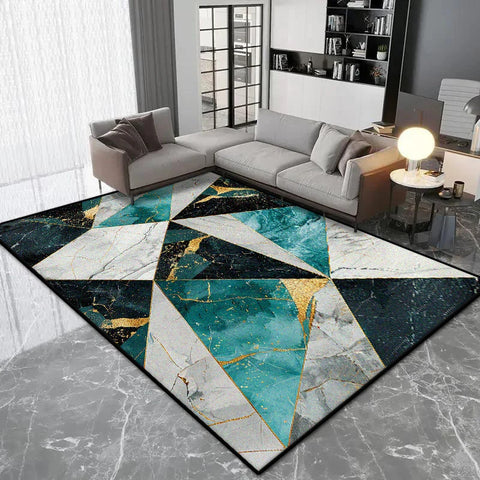 Navak Carpet Nordic Geometric Style Carpet Living Room Luxury Decoration Bedroom Large Area Rugs Lounge Coffee Tables Non-slip Floor Mat Soft
