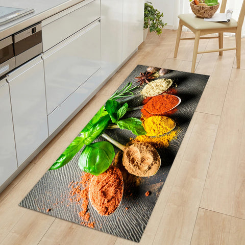 Navak Carpet Modern Kitchen Mat Home Entrance Doormat Hallway Bedroom Living Room Decoration Floor Carpet Balcony Bathroom Anti-Slip Long Rug
