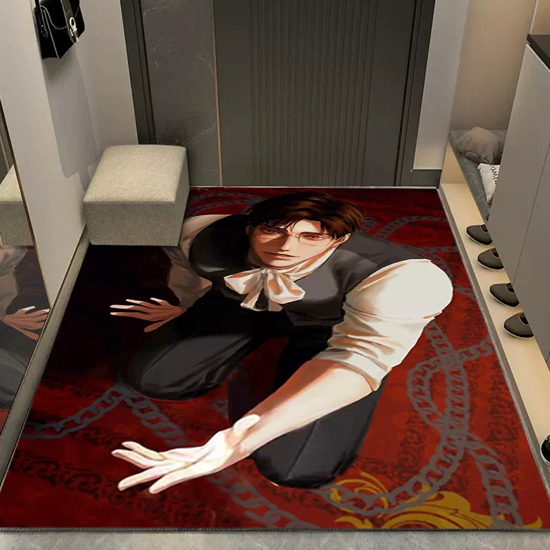 Navak Carpet Cartoon Anime Carpets for Living Room Bedroom Bedside Soft Area Rug Anti-slip Large Size Balcony Floor Mat Indoor Decoration