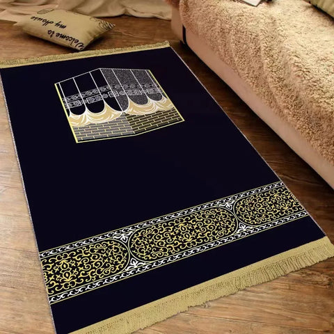Navak Carpet Islam Thick Prayer Rug Man Prayer Mat for Muslim Ramadan Thickened Soft Man Prayer Mat Portable Prayer Rugs kids Prayer Rug