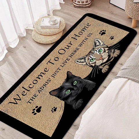 Navak Carpet Carpet for Bedroom Lovely Pet Foot Mat Cat Dog Entrance Doormat Custom Living Room Hallway Bathroom Rug Kitchen Accessories