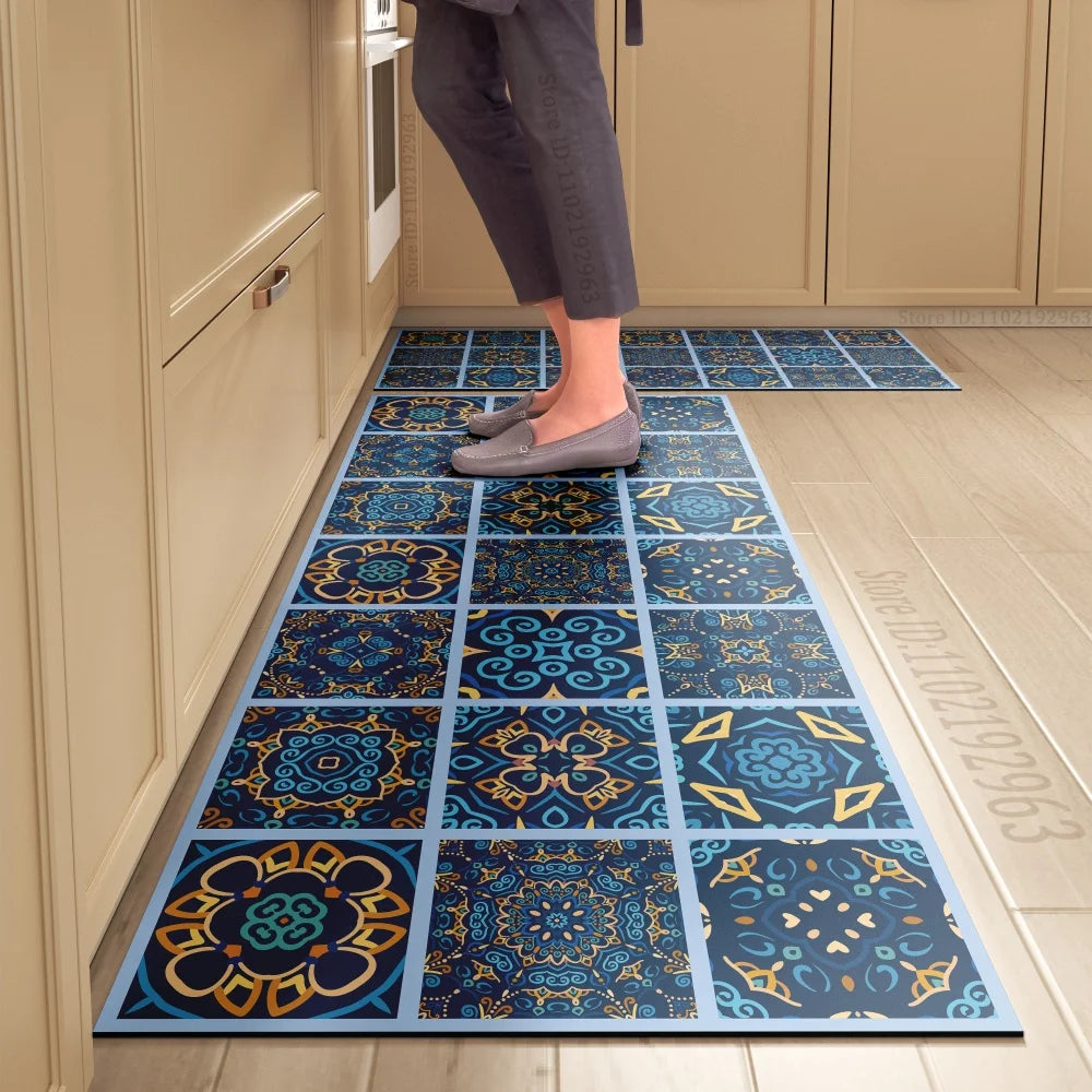 Navak Carpet Non-slip Kitchen Mat Long Rugs Crystal Velvet Carpet for Living Room Absorbent Foot Mats Bedroom Doormat Alfombra Small Rugs