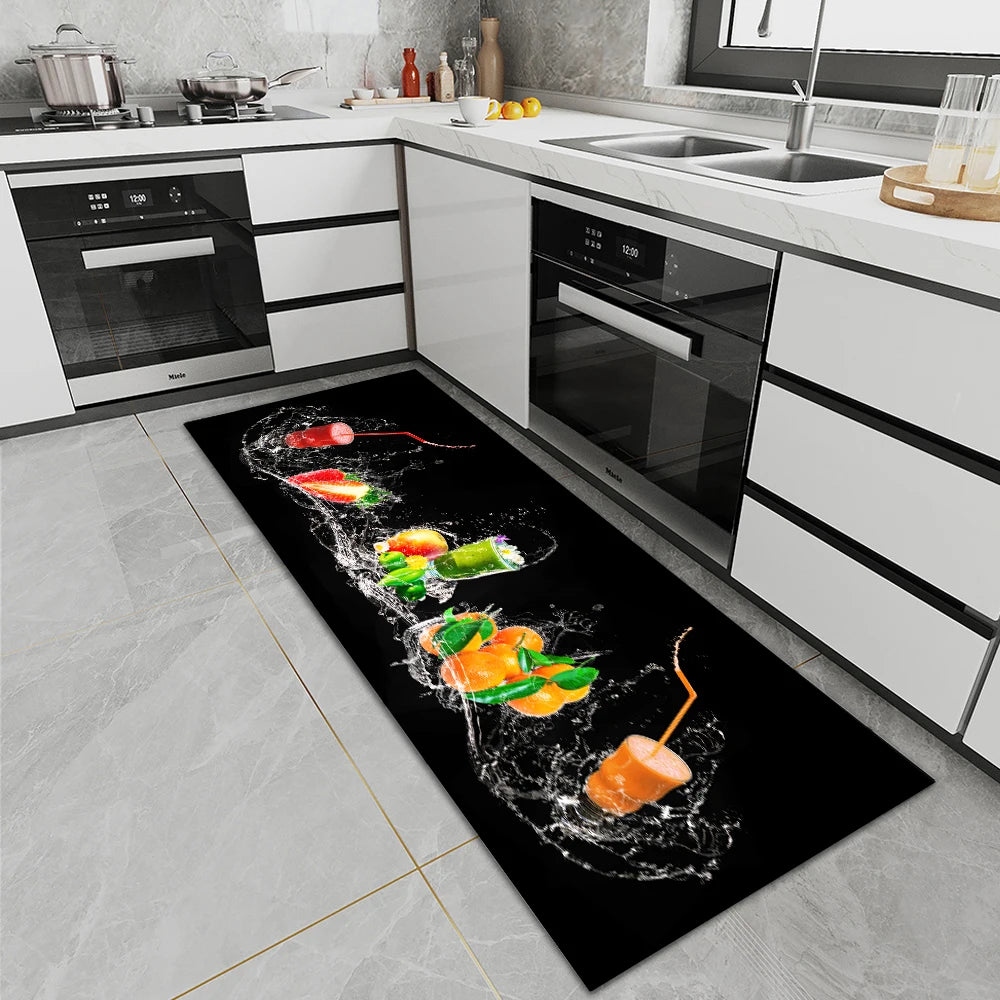 Navak Carpet Kitchen Rug Durable Home Entrance Doormat High-end Kitchen Mats for Floor Waterproof House Hold Washable Non-slip Large Carpet