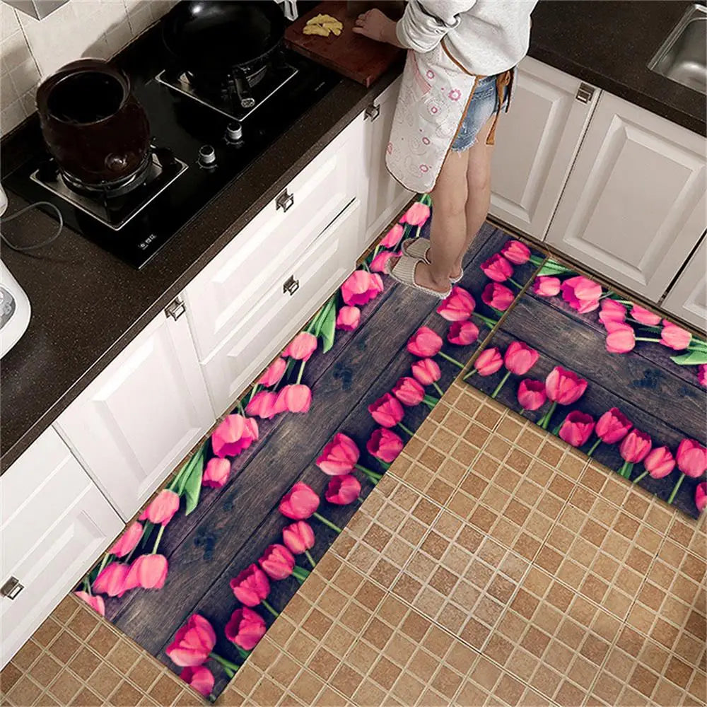 Navak Carpet Kitchen Rug Durable Home Entrance Doormat High-end Kitchen Mats for Floor Waterproof House Hold Washable Non-slip Large Carpet