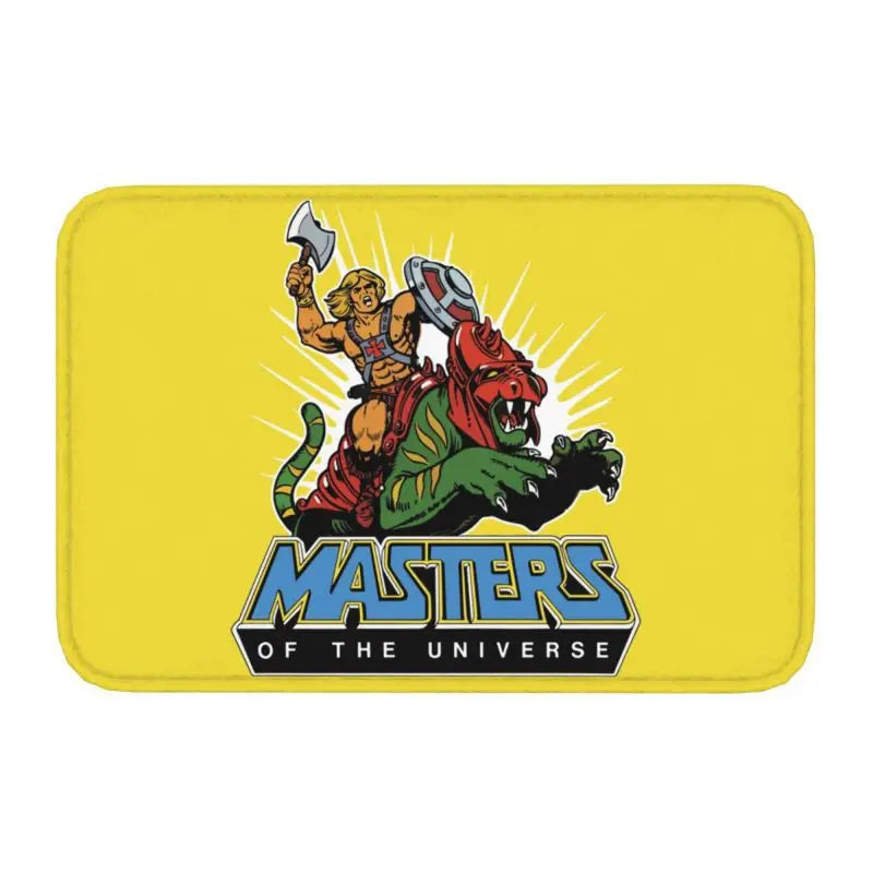 Navak Carpet Trap Door Masters of The Universe Doormat Anti-Slip Bath Kitchen Mat He Man Welcome Garage Door Floor Entrance Carpet Rug