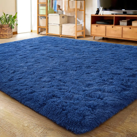 Navak Carpet Fluffy Rug Indoor Plush Soft Carpet for Living Room Anti-Skid Durable Area Rug for Girls Bedroom Kids Room Carpets
