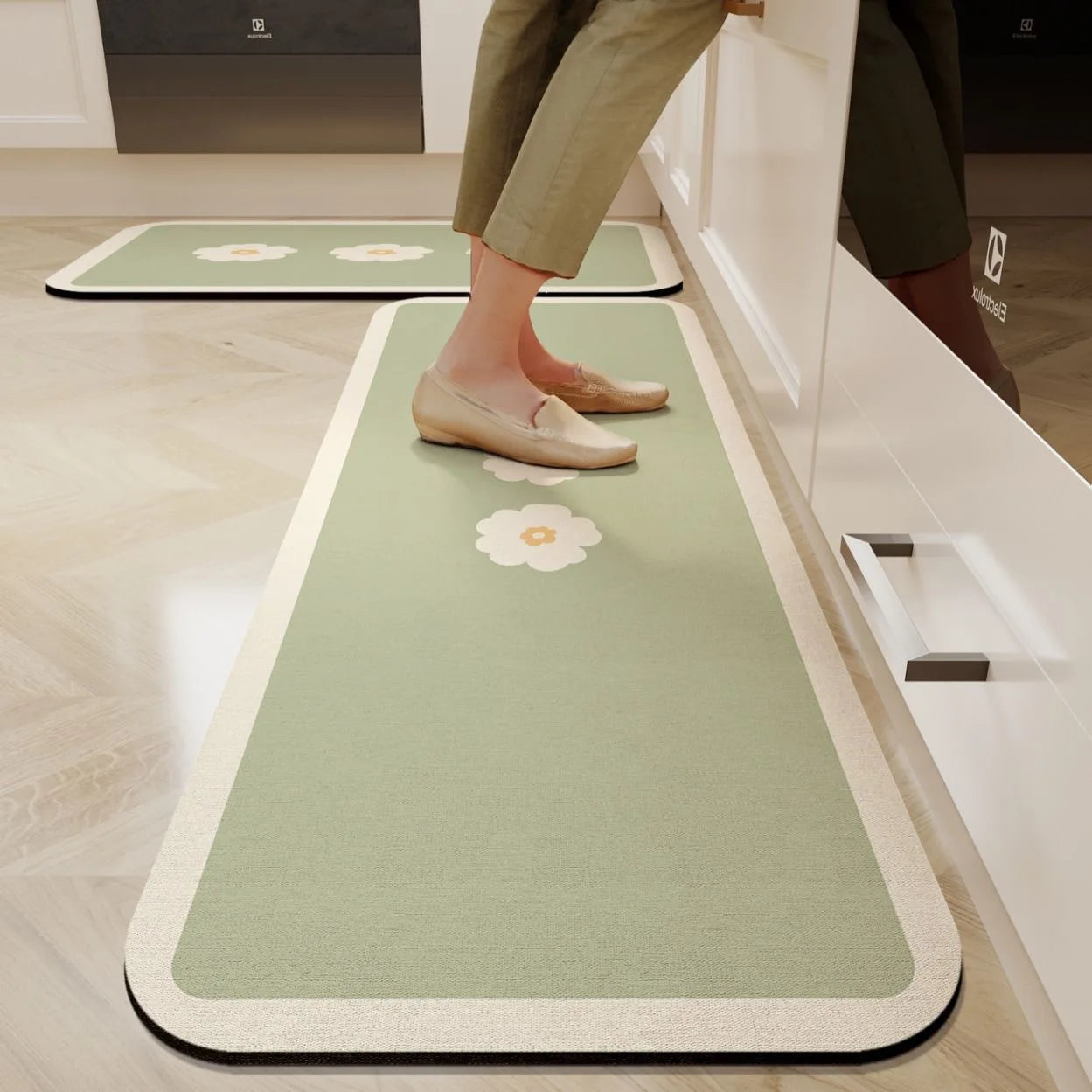 Navak Carpet Exclusive Picks Non-Slip Waterproof Kitchen Mat-Diatomaceous Earth Absorbent Rug, Anti-Fatigue Floor Pad for Indoor, Eco-Friendly Design