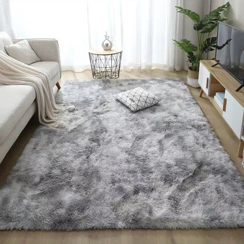 Navak Carpet Grey Living Room Large Carpet Hall Coffee Table Floor Mat 160x230 Children's room Bedroom Long Hair Fluffy Floor Covering Rugs