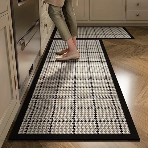 Navak Carpet Kitchen Floor Mat Absorbent Non-slip Carpet Diatom Mud Long Foot Mats Minimalist Style Home Decoration Rug for Bathroom 주방 카펫
