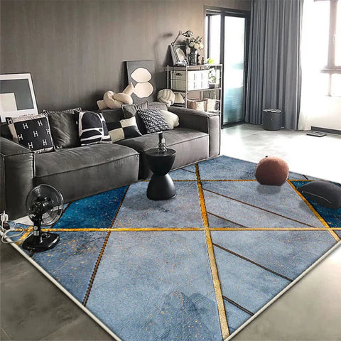 Navak Carpet Nordic Modern Carpet for Living Room Geometric Decoration Home Sofa Soft Large Rugs Non-slip Bedroom Lounge Plush Floor Mat Soft