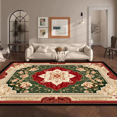 Navak Carpet Home Luxury Decoration Big Size Living Room Rug Flower Design Soft Bedroom Carpet Non-slip Washable Cloakroom Dressing Table Mat