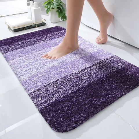 Navak Carpet Kitinjoy Bathroom Rug Mat extra Soft Absorbent Microfiber Bath Mat Non-Slip Plush Shaggy Machine Wash Carpet Bathroom Floor Rugs