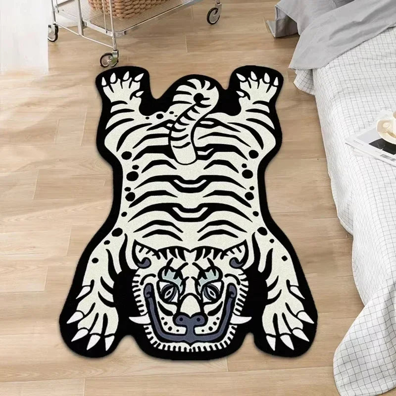 Navak Carpet Exclusive Picks Cartoon Tiger Carpet - Durable and Easy to Clean Home Decor Living Room Sofa Coffee Table Rug Bedside Rug for Bedroom