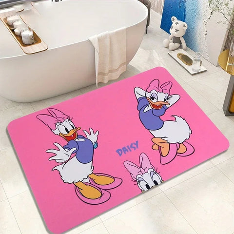 Navak Carpet Daily Picks Disney Cartoon Mickey Mouse Household Bath Absorbent Floor Mats Bedroom Kitchen Rugs Diatom Mud Carpet for Home Decor