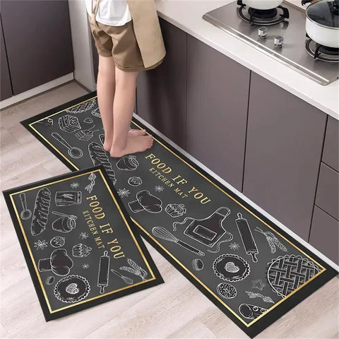 Navak Carpet Kitchen Carpet Mats for Floor Bedroom Living Room Long Bedside Area Rug Soft Washable Carpet Anti Slip Bathroom Entrance Doormat