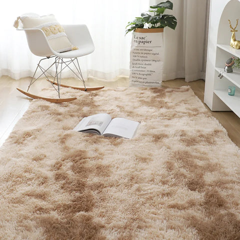 Navak Carpet Nordic Furry Rug Bedroom Carpet Living  Room Modern Decoration Hairy Carpets Large Size Black Gray Pink Beige Non Slip Mat