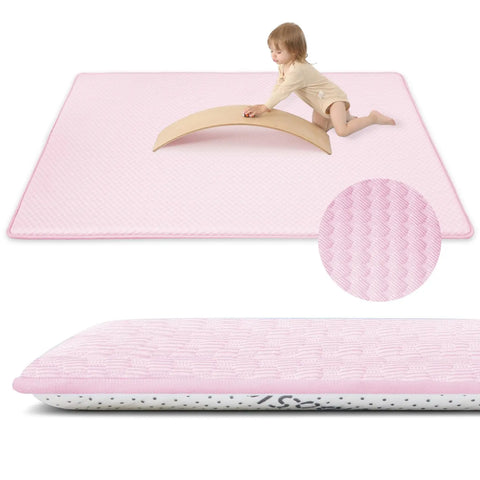 Navak Carpet Papamama Summer Soft Carpet  Cooling Floor Mat Breathable Non-Slip Baby Play Mat Living Room Rug for Bedroom Playtime