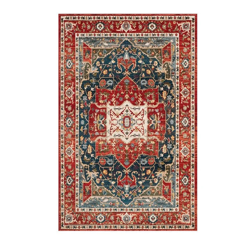 Navak Carpet Retro Europe Persia Style Art Carpet Living Room Sofa Bedroom Study Kitchen Entrance Door Mat Non-slip Light Luxury Decor Rug