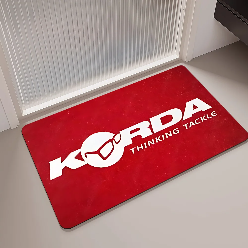 Navak Carpet K-Korda Fishing Logo Floor Mat Kids Room Bedroom Decoration Balcony Anti-Slip Doormat Living Room Welcome Rug