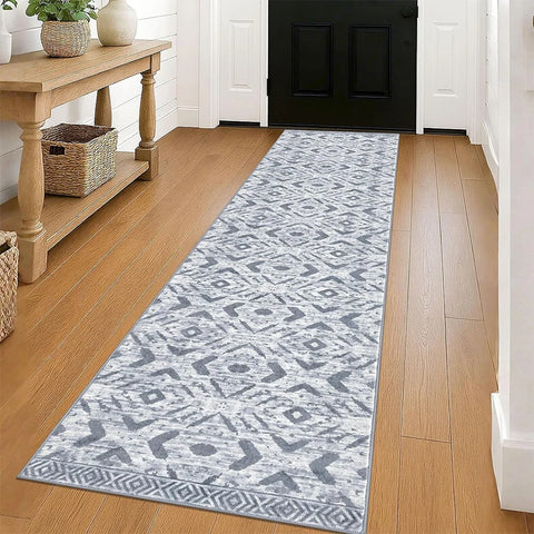 Navak Carpet Runner Rug for Hallway Carpet Non-slip Floor Mats Soft Machine Washable Carpets Geometric Bohemian Corridor Home Decor Rugs