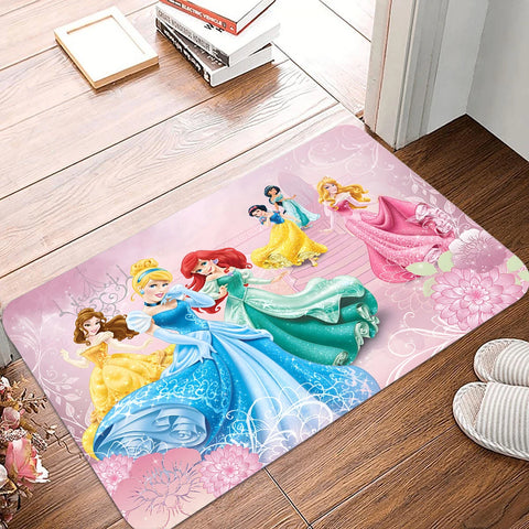 Navak Carpet Daily Picks Cartoon Disney Princess Door Mat Entrance Non-slip Doormat Washable Kitchen Carpet Hallway Rugs Bathroom Bath Door Mats