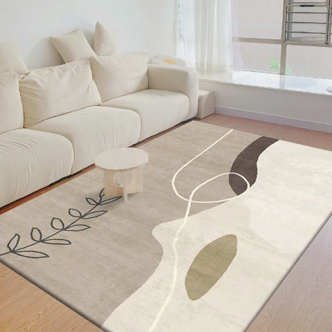 Navak Carpet Exclusive Picks Nordic simple geometric crystal velvet large carpet living room mat family sofa balcony corridor non-slip decorative Rugs