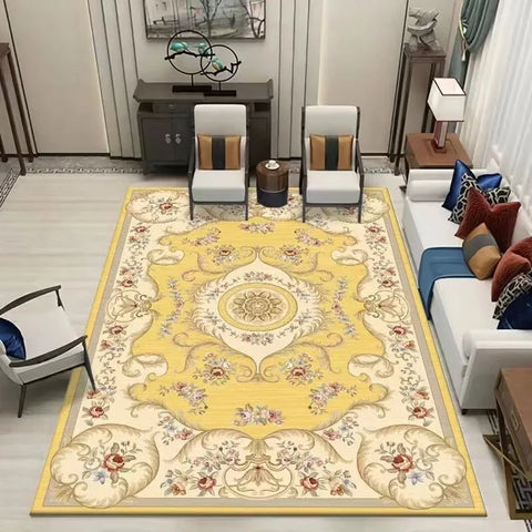 Navak Carpet Exclusive Picks Bohemian Crystal Velvet Carpet Living Room Non-Slip Coffee Table Area Carpet Office Hotel Floor Mat Porch Lobby Door Mat