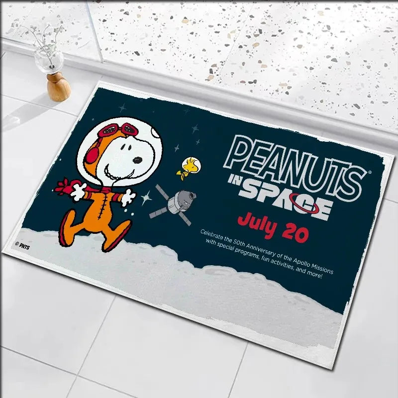 Navak Carpet Daily Picks Disney Snoopy Door Mat Cute Cartoon Child Room Home Decor Non Slip Washable Carpet Bedroom Bathroom Kitchen Entrance Rug