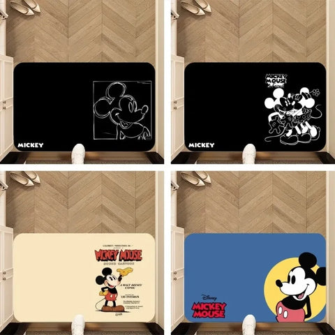 Navak Carpet Daily Picks DISNEY Mickey  Floor Mat Bedroom Decoration Balcony Doormat Living Room Rug Rugs Kitchen and Bathroom Doorway Decoration