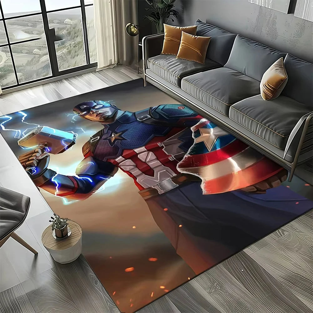 Navak Carpet Daily Picks 27 Style Cartoon Marvel SpiderMan Avengers Rug Carpet for Living Room Bedroom Home Decor Perfect Floor Mat for Any Space