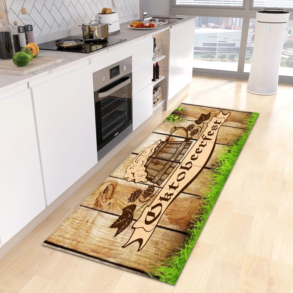 Navak Carpet Entrance Doormat House Kitchen Rug Coffee Bathroom Hallway Decoration Carpet Living Room Bedroom Floor Balcony Non-Slip Foot Mat