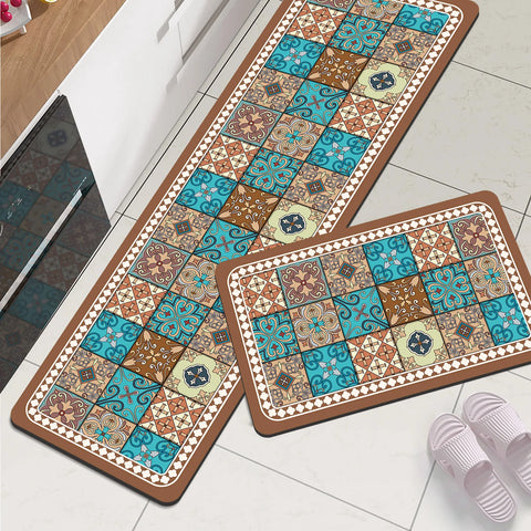 Navak Carpet Super Absorbent Kitchen Mat Waterproof Long Area Kitchen Rug For Living Room Bedroom Foot Mat Hallway Carpet Doormat Washable