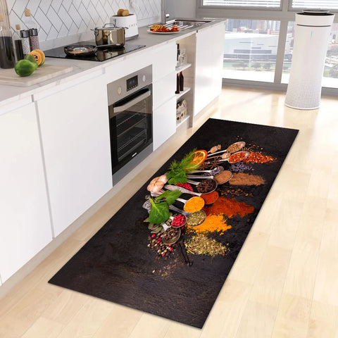 Navak Carpet Modern Kitchen Mat Home Entrance Doormat Hallway Bedroom Living Room Decoration Floor Carpet Balcony Bathroom Anti-Slip Long Rug