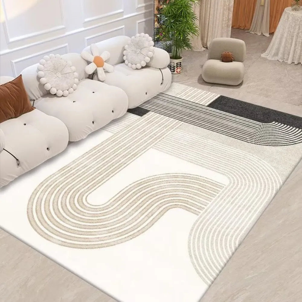 Navak Carpet Exclusive Picks Scandinavian Style Geometric Rug Living Room Study Wearable Design Modern Home Studio Ins Style Space
