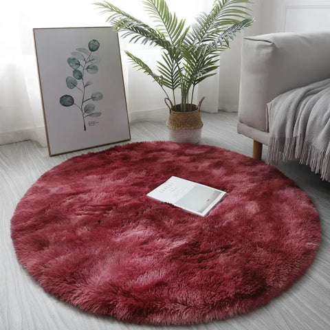 Navak Carpet Exclusive Picks Cute Non-slip round Soft Shaggy Rug Modern round Rugs for Kids Bedroom Fluffy Shaggy round Rugs for Baby Room