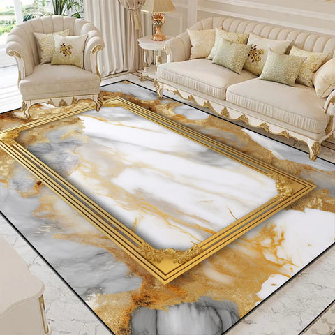 Navak Carpet Luxury Style Living Room Large Area Rug Home Room Decor Floor Mats Lounge Sofa Coffee Non-slip Carpet Bedroom Cloakroom Washable