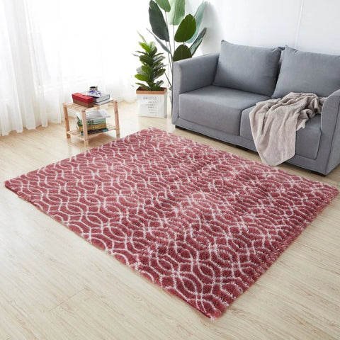 Navak Carpet Soft Long Plush Bedroom Rug Living Room Fluffy Gradient Carpet Mats Tie Dyeing Floor Carpets Bay Window Home Decor Rugs