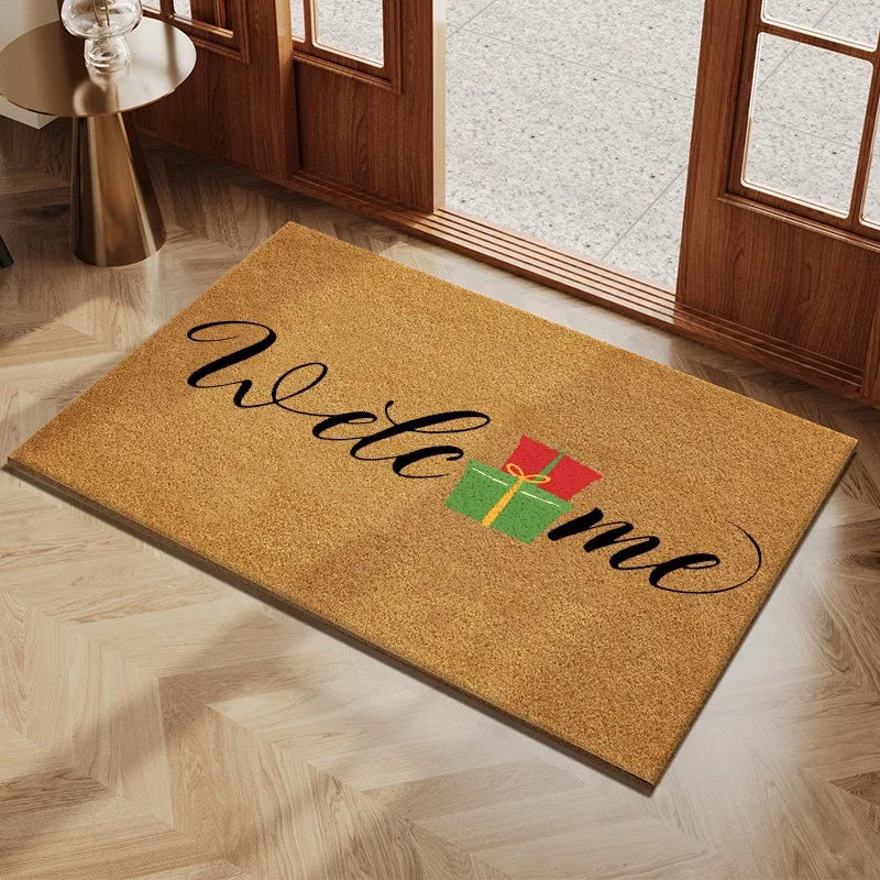 Navak Carpet High Quality Imitation Coconut Doormat Non-slip Absorbent Floor Mat Porch Outdoor Welcome Mat Home Decoration