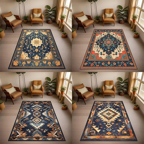 Navak Carpet Bohemian-Style Large Rug for Persian Living Room Lounge and Washable Bedroom Cloakroom Decor