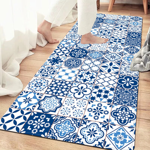 Navak Carpet Exclusive Picks Mandala Patchwork Bedroom Carpet Bathroom Non-Slip Floor Rugs Used In Living Room LaundryRoom Kitchen Home Decoration Mat