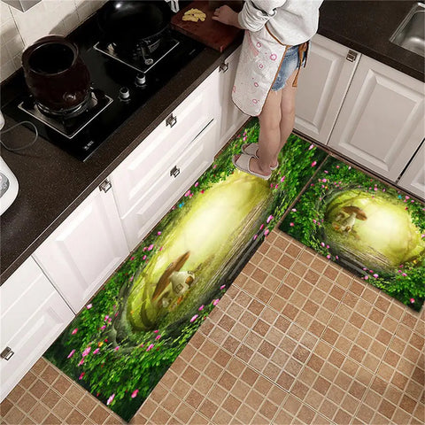 Navak Carpet Kitchen Rug Durable Home Entrance Doormat High-end Kitchen Mats for Floor Waterproof House Hold Washable Non-slip Large Carpet