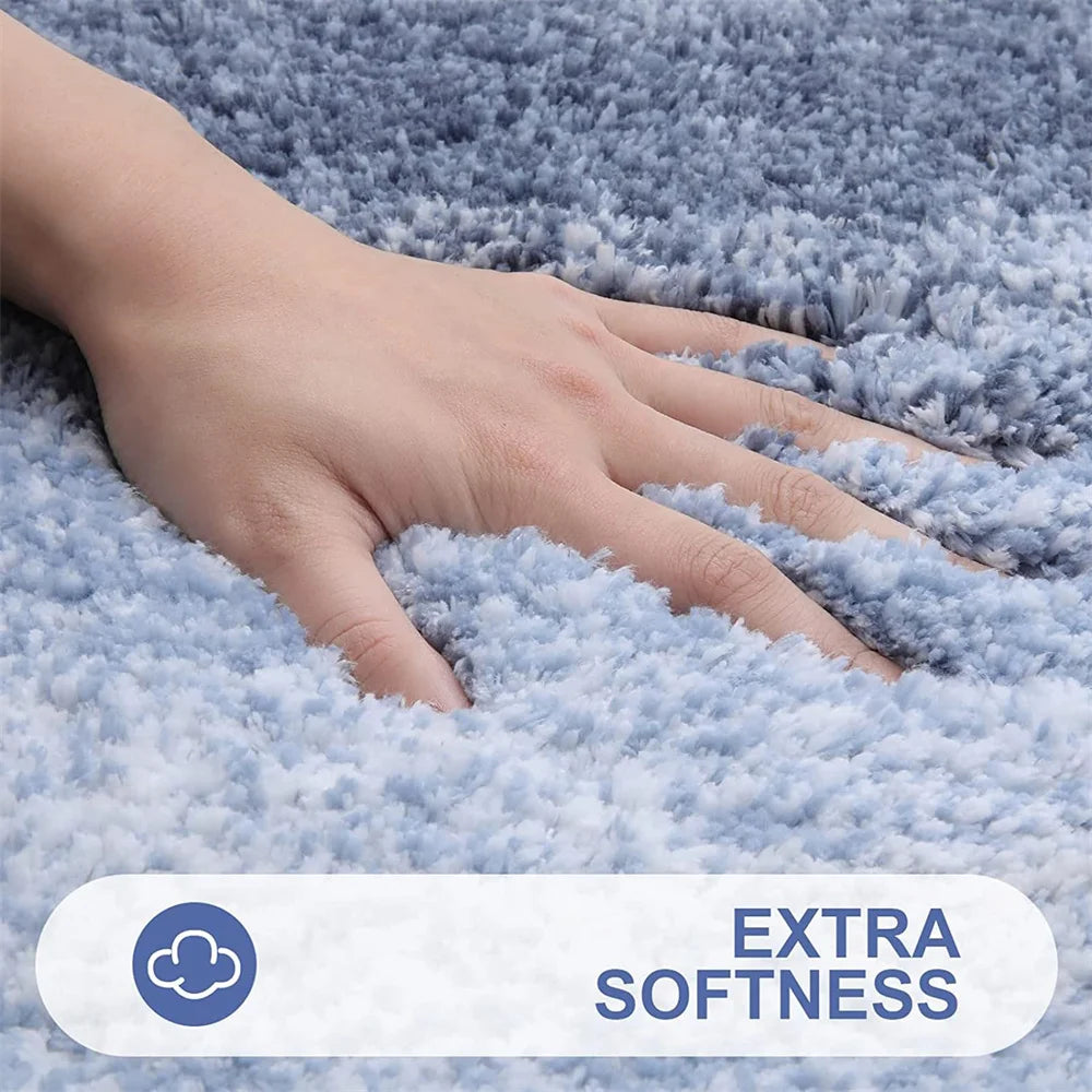 Navak Carpet Olanly Shaggy Bath Mat Microfiber Super Absorbent Bathroom Shower Rug Non-Slip Soft Shower Mats Floor Plush Carpet Foot Wash Mat